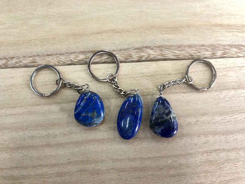 Llavero Lapislazuli rodado